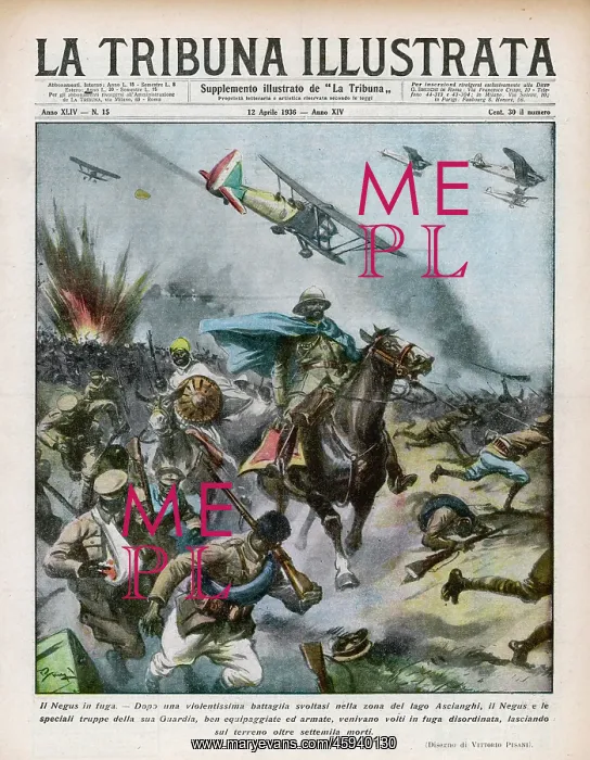  : NEGUS FLEES / ETHIOPIA