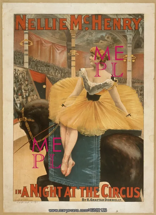 : Nellie McHenry in A night at the circus by H. Grattan Donnel : Nellie McHenry in A night at the circus by H. Grattan Donnel