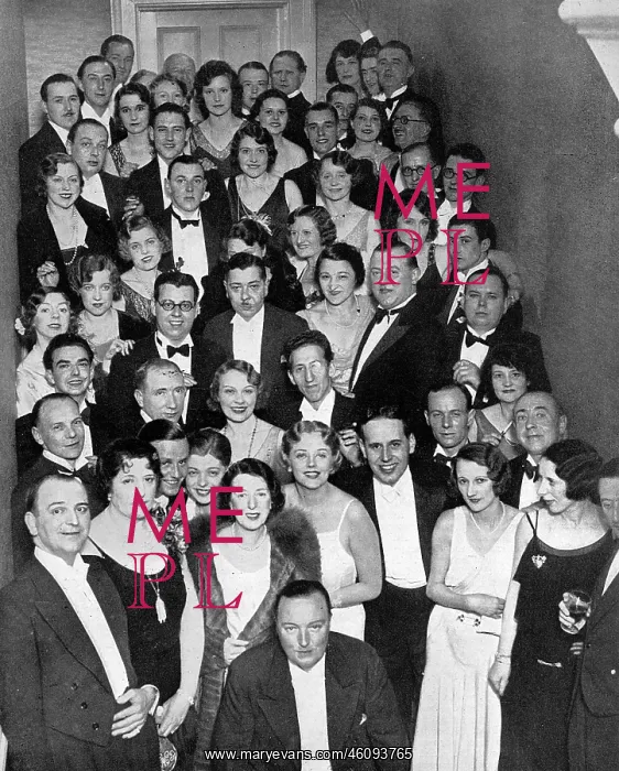 : Nellie Wallace's party at Warwick Square : Nellie Wallace's party at Warwick Square
