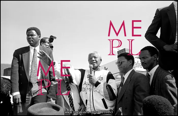 : Nelson Mandela, ANC election campaign, Tafelsig, Mitchells : Nelson Mandela, ANC election campaign, Tafelsig, Mitchells
