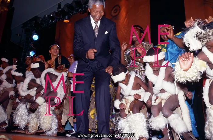 : Nelson Mandela, while on an election tour, doing : Nelson Mandela, while on an election tour, doing