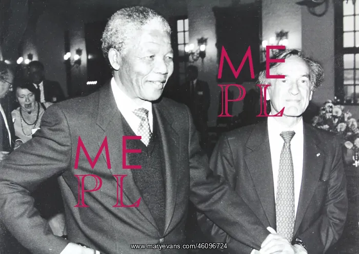 : Nelson Mandela and Elie Wiesel : Nelson Mandela and Elie Wiesel