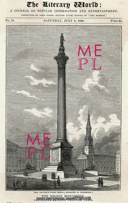 : Nelson's Column, 1839 : Nelson's Column, 1839