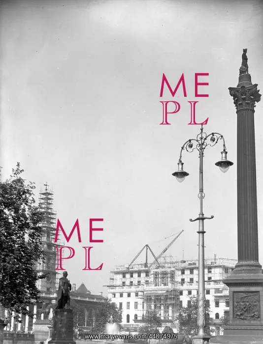 : NELSON'S COLUMN 1930S : NELSON'S COLUMN 1930S