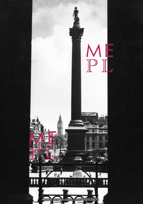 : NELSON'S COLUMN 1940S : NELSON'S COLUMN 1940S