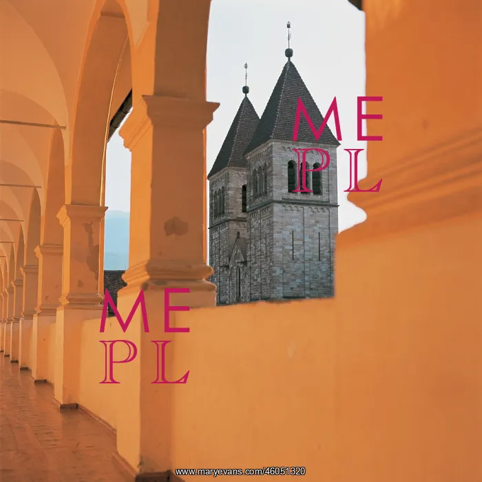 : Neo-Romanesque double-tower cladding : Neo-Romanesque double-tower cladding