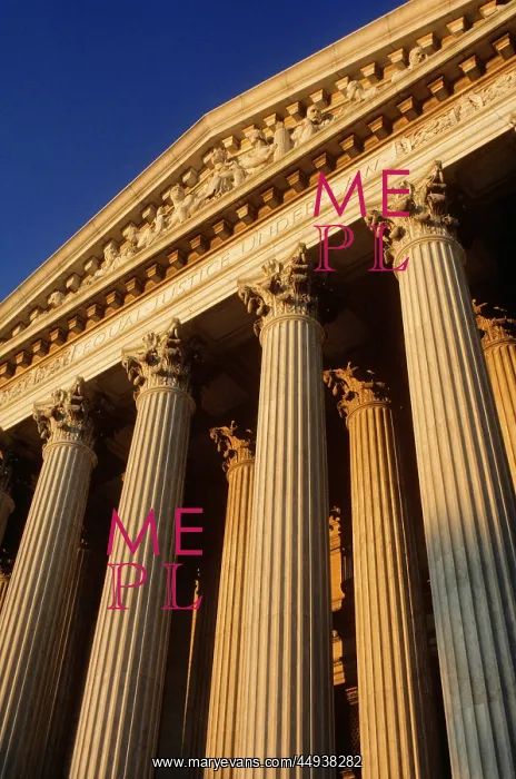 : Neoclassical Columns at Supreme Court Building : Neoclassical Columns at Supreme Court Building