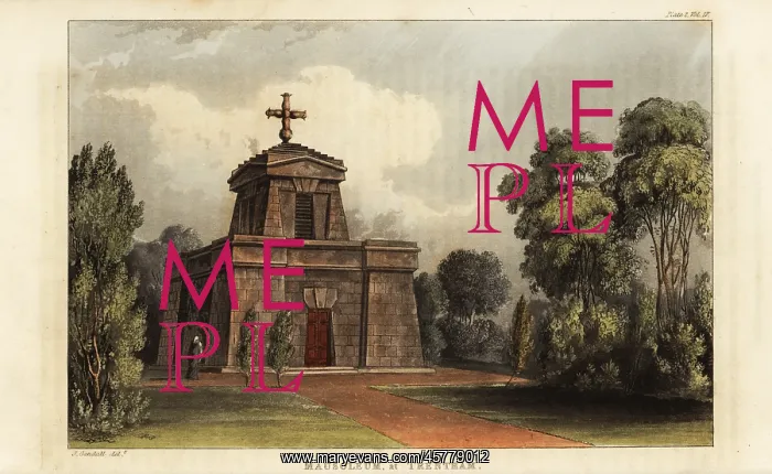 : Neoclassical mausoleum at Trentham Hall : Neoclassical mausoleum at Trentham Hall