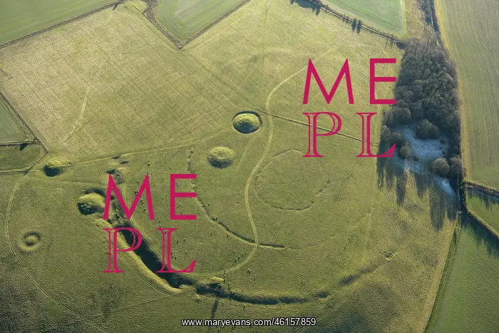 : Neolithic causewayed enclosure, earthworks, Windmill Hill : Neolithic causewayed enclosure, earthworks, Windmill Hill