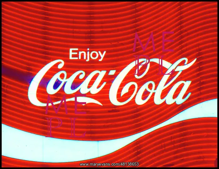  : Neon Coca Cola sign LA