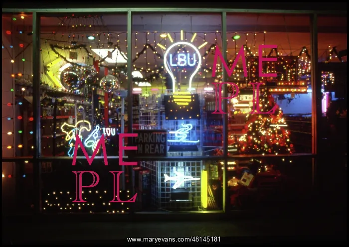  : Neon window, Los Angeles, USA