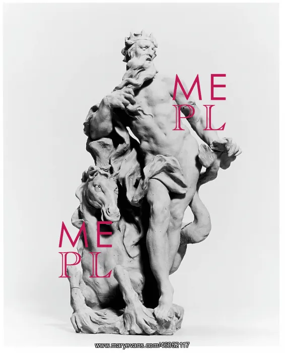 : Neptune. Draft for a Sculpture in the vestibule of Palais Liechtenstein : Neptune. Draft for a Sculpture in the vestibule of Palais Liechtenstein