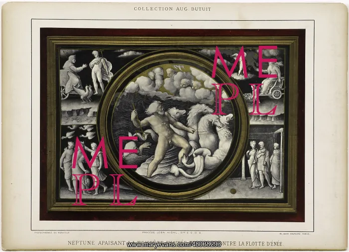 : Neptune calming the storm : Neptune calming the storm
