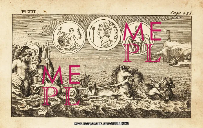 : Neptune, Roman god of the seas : Neptune, Roman god of the seas