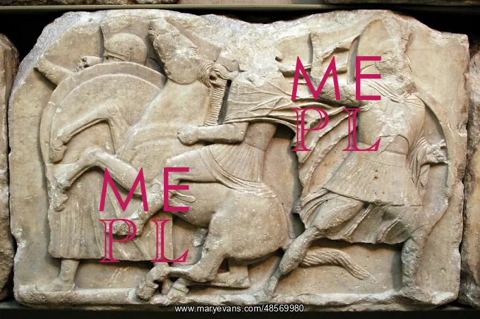 : Nereid Monument. Classical period Lycia. Turkey. Warriors. G : Nereid Monument. Classical period Lycia. Turkey. Warriors. G