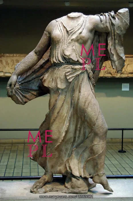 : Nereid Monument. Classical period Lycia. Turkey. Statue of N : Nereid Monument. Classical period Lycia. Turkey. Statue of N