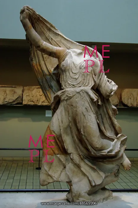 : Nereid Monument. Classical period Lycia. Turkey. Statue of N : Nereid Monument. Classical period Lycia. Turkey. Statue of N