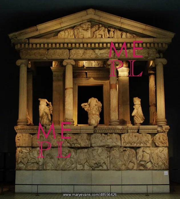 : Neried Monument. Classical Period Lycia. Kinik, Antalya prov : Neried Monument. Classical Period Lycia. Kinik, Antalya prov