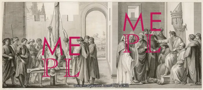 : NERO CRUCIFIES PETER : NERO CRUCIFIES PETER