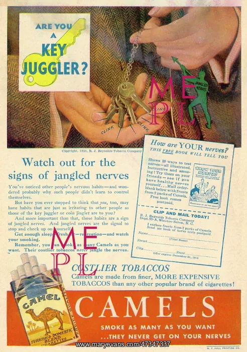 : NERVE-SOOTHING CIGARETTE : NERVE-SOOTHING CIGARETTE