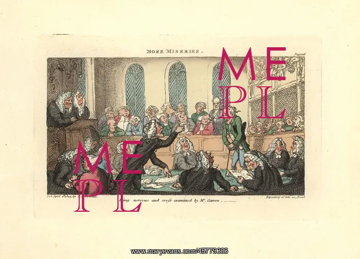 : Being nervous and cross-examined by Mr. Garrow : Being nervous and cross-examined by Mr. Garrow