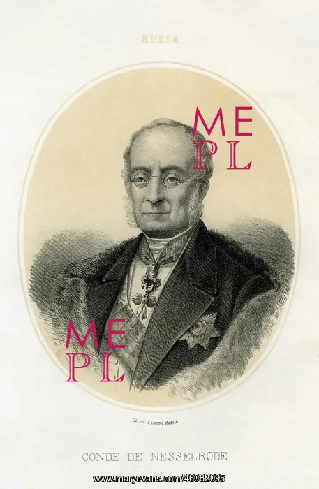 : Nesselrode, Count Karl Robert, 14.12.1780 - 23.3.1862 : Nesselrode, Count Karl Robert, 14.12.1780 - 23.3.1862