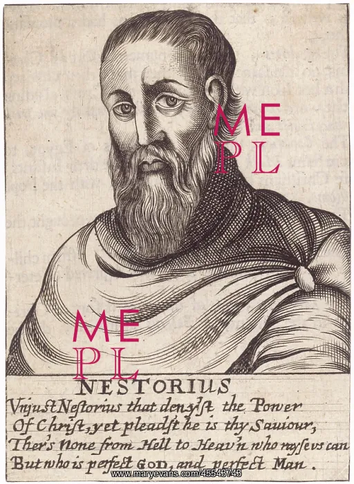 : Nestorius. NESTORIUS Persian prelate, Patriarch of Constantinople : Nestorius. NESTORIUS Persian prelate, Patriarch of Constantinople