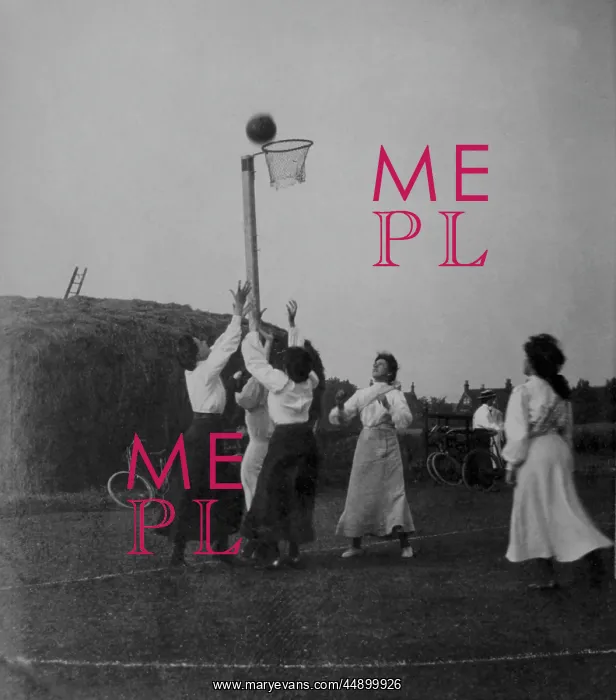 : Netball shot, 1905 : Netball shot, 1905