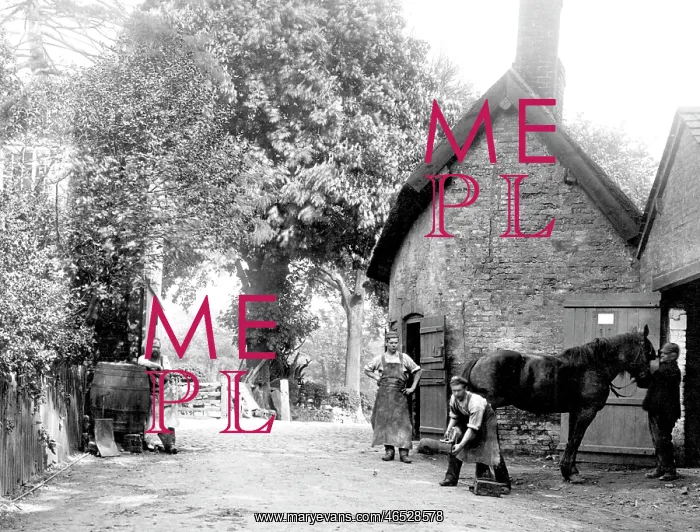  : Nether Alderley, the Village Smithy 1896