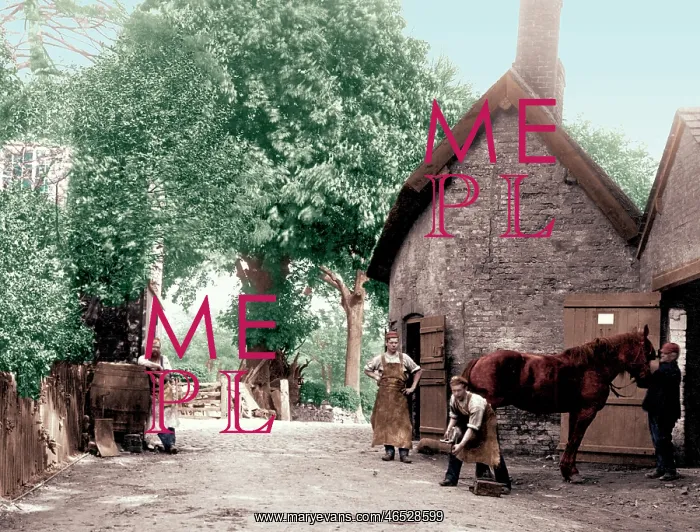  : Nether Alderley, the Village Smithy 1896