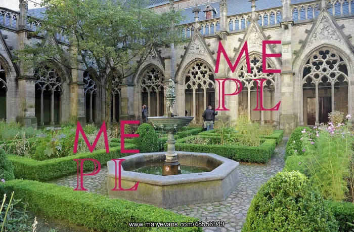 : Netherlands. Utrecht. St. Martin's Cathedral. Cloister, 15th : Netherlands. Utrecht. St. Martin's Cathedral. Cloister, 15th