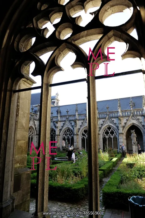 : Netherlands. Utrecht. St. Martin's Cathedral. Cloister, 15th : Netherlands. Utrecht. St. Martin's Cathedral. Cloister, 15th