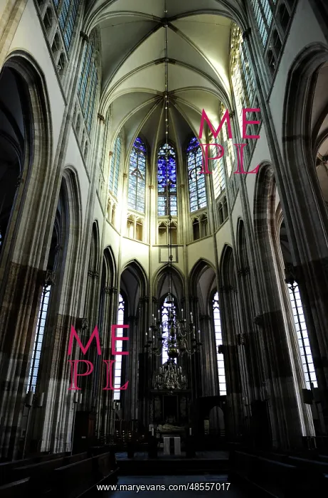 : Netherlands. Utrecht. St. Martin's Cathedral. Gothic. Interi : Netherlands. Utrecht. St. Martin's Cathedral. Gothic. Interi
