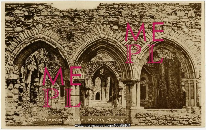 : Netley Abbey - The Chapter House : Netley Abbey - The Chapter House
