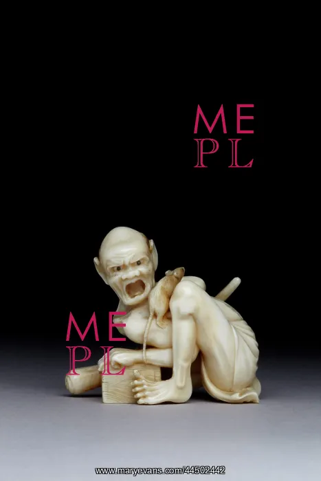  : Netsuke in the form of the rat catcher