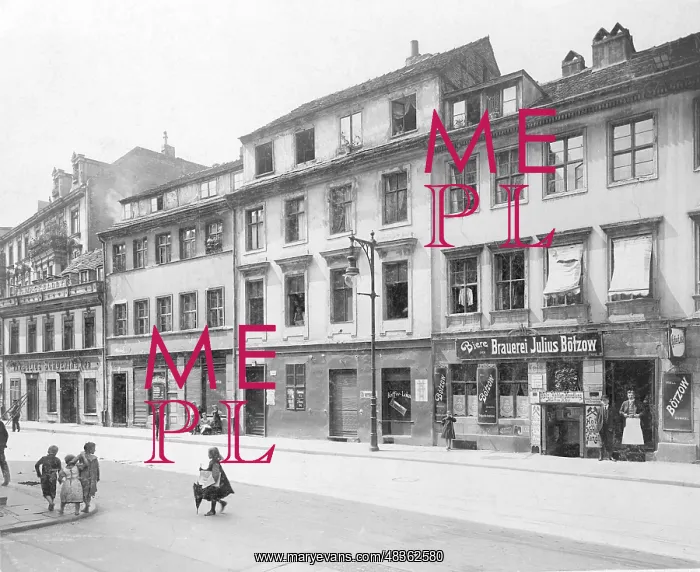 : Neue Rossstrasse in Berlin, around 1905 : Neue Rossstrasse in Berlin, around 1905