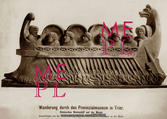 : The Neumagen Wine Ship, around 220 AD : The Neumagen Wine Ship, around 220 AD