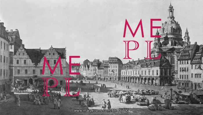 : The Neumarkt in Dresden, circa 1780 : The Neumarkt in Dresden, circa 1780