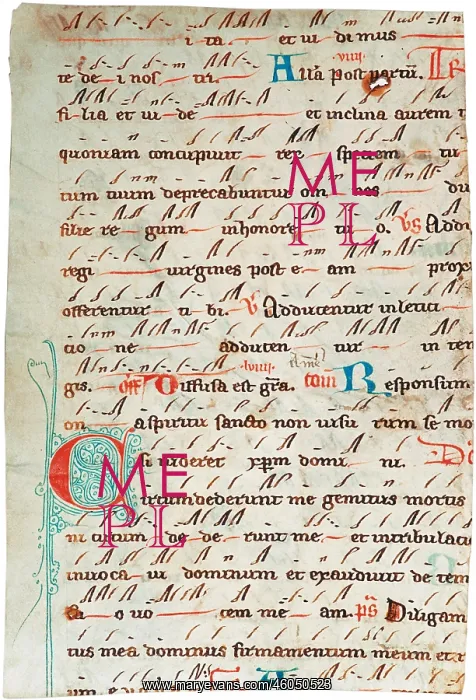 : Neume manuscript : Neume manuscript