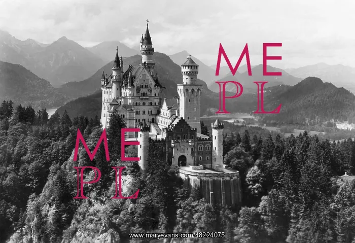 : Neuschwanstein Castle before 1945 : Neuschwanstein Castle before 1945