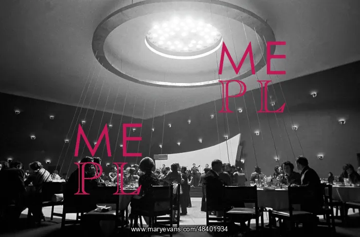 : Neva restaurant in Leningrad, 1978 : Neva restaurant in Leningrad, 1978