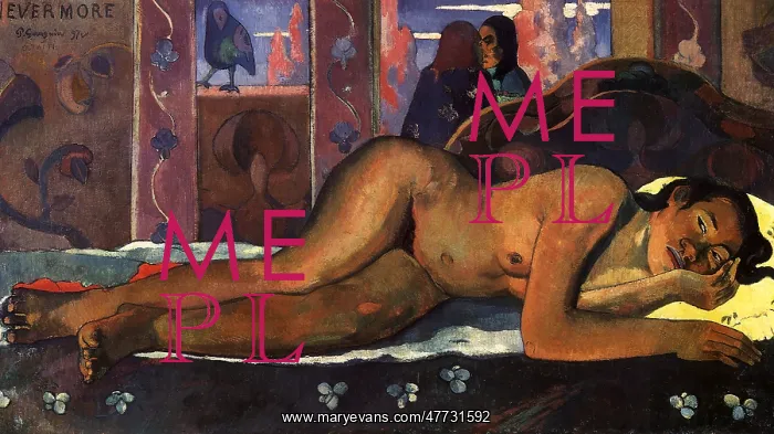  : Nevermore, by Gauguin