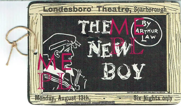 : The New Boy by Arthur Law : The New Boy by Arthur Law