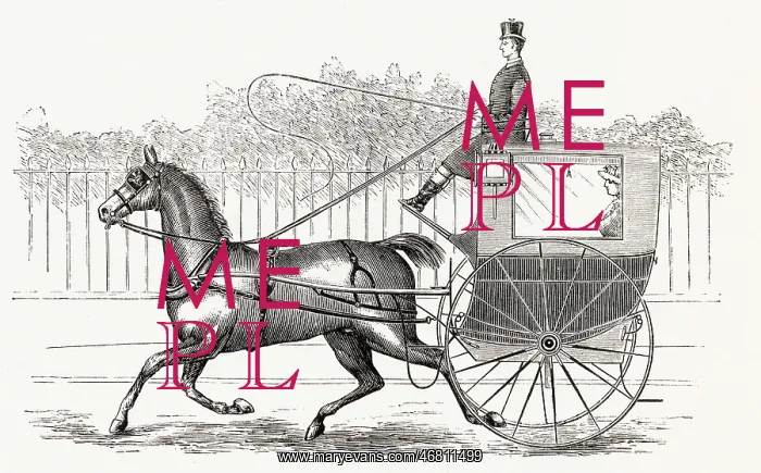 : New Brougham Hansom 1887 : New Brougham Hansom 1887