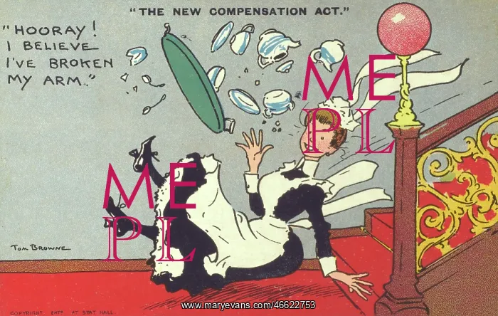 : The New Compensation Act - 1906 - Chambermaid : The New Compensation Act - 1906 - Chambermaid
