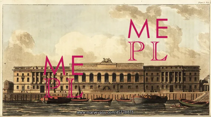 : The New Custom House on the River Thames, London : The New Custom House on the River Thames, London