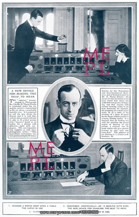 : New device for making the deaf hear 1913 : New device for making the deaf hear 1913