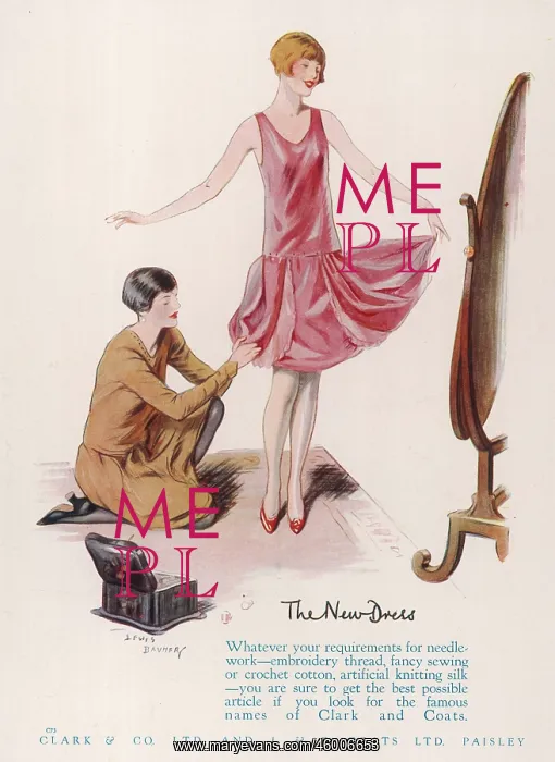 : The New Dress by Lewis Baumer : The New Dress by Lewis Baumer