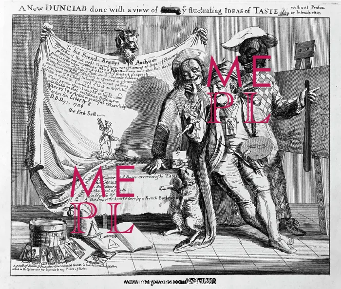 : A new Dunciad done with a view of ye fluctuating ideas of ta : A new Dunciad done with a view of ye fluctuating ideas of ta