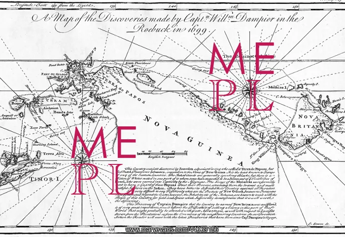 : New Guinea (Discoveries of Capt Will Dampier in 1699) : New Guinea (Discoveries of Capt Will Dampier in 1699)